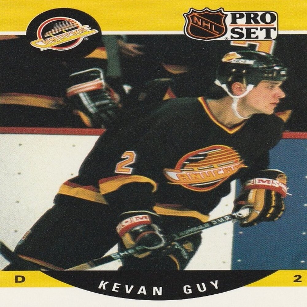 Kevan Guy - 1990 Pro Set Hockey Card
